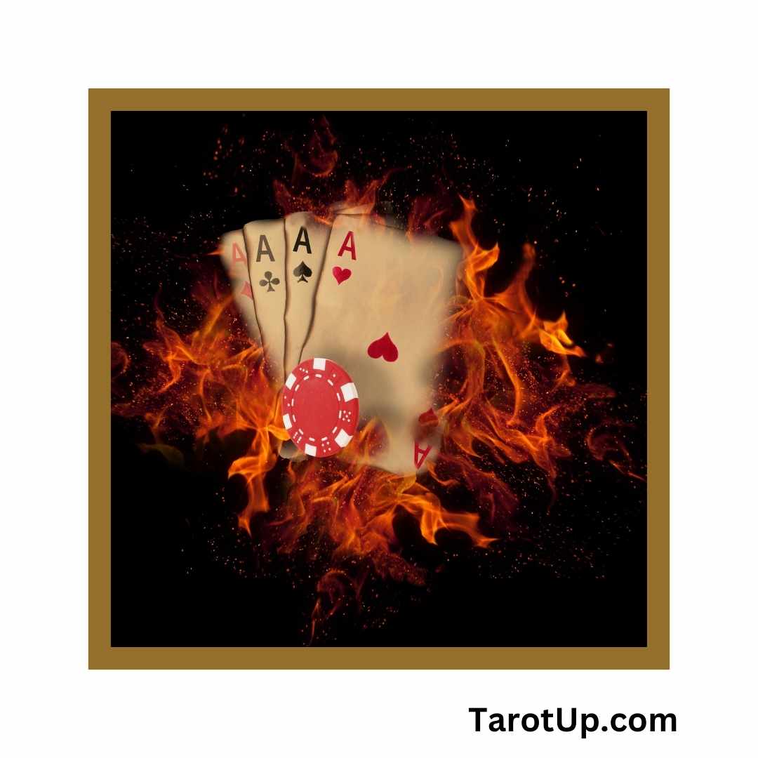 Comparison between tarot cards and playing cards, highlighting their similarities and differences